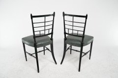 James Plucknett Attributed, probably for Collier & Plucknett. A Pair of Anglo-Japanese Ebonised Side Chairs - Thumbnail 14
