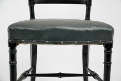 James Plucknett Attributed, probably for Collier & Plucknett. A Pair of Anglo-Japanese Ebonised Side Chairs - Thumbnail 8