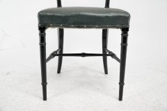 James Plucknett, attributed. Probably for Collier & Plucknett. A Pair of Anglo-Japanese Ebonized Side Chairs - Thumbnail 10