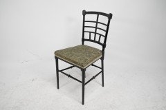 J. Plucknett, attributed. Collier & Plucknett Prob. Anglo-Japanese Ebonized Side Chair - Thumbnail 4