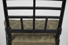 J. Plucknett, attributed. Collier & Plucknett Prob. Anglo-Japanese Ebonized Side Chair - Thumbnail 19