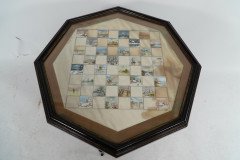 E. W. Godwin Attributed, for Collinson & Lock. Ebonised & Parcel Gilt Side Table Chess Table - Thumbnail 7