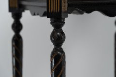 E. W. Godwin Attributed, for Collinson & Lock. Ebonised & Parcel Gilt Side Table Chess Table - Thumbnail 11