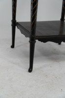 E. W. Godwin Attributed, for Collinson & Lock. Ebonised & Parcel Gilt Side Table Chess Table - Thumbnail 13
