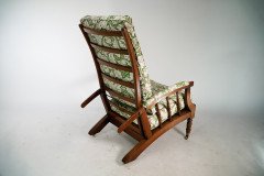 Jas Shoolbred Morris & Co., Style a Pair of Aesthetic Movement Reclining Armchairs - Thumbnail 12