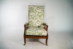 Jas Shoolbred Morris & Co., Style a Pair of Aesthetic Movement Reclining Armchairs - Thumbnail 8