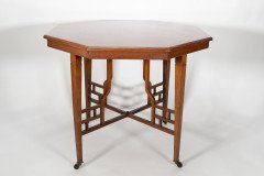 Lamb of Manchester. Anglo-Japanese Mahogany Octagonal Centre Table In the style of E. W. Godwin - Thumbnail 3