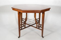 Lambs of Manchester. An Anglo-Japanese Mahogany Octagonal Centre Table In the style of E. W. Godwin - Thumbnail 7