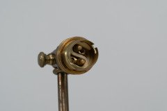W. A. S. Benson. A Pair of Arts & Crafts Brass Adjustable Mistletoe Table Lamps - Thumbnail 11
