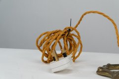 W. A. S. Benson. A Pair of Arts & Crafts Brass Adjustable Mistletoe Table Lamps - Thumbnail 12