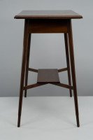 Morris & Co. A fine quality Aesthetic Movement walnut side table. - Thumbnail 4