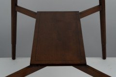 Morris & Co. A fine quality Aesthetic Movement walnut side table. - Thumbnail 6