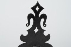Alfred Bucknell. A Rare Pair of Arts & Crafts Museum Quality Steel Wall Sconces - Thumbnail 12