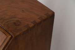 Ernest Gimson Attributed, an Arts & Crafts Cotswold School Walnut Bureau Inlaid with Holly Chequered String Inlay - Thumbnail 18