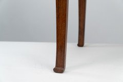 Edward Barnsley, Cotswold School Walnut Stool with Original Tapestry Seat - Thumbnail 15