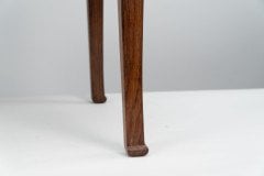 Edward Barnsley. A Cotswold School Arts & Crafts Handmade Walnut Stool Retaining the Original Tapestry Seat - Thumbnail 16