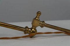 W. A. S. Benson. A Pair of Copper & Brass Wall Lights with Lily Pad Wall Back Plates - Thumbnail 13