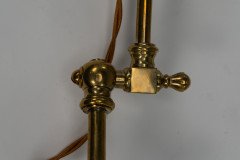 W. A. S. Benson. A Pair of Copper & Brass Wall Lights with Lily Pad Wall Back Plates - Thumbnail 16