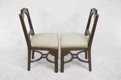 R Boyd. In the Style of Dr. C Dresser. A Pair of Aesthetic Movement Oak Side Chairs - Thumbnail 3