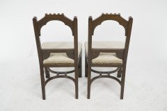 R. Boyd, Dr. C Dresser Style. Pair of Aesthetic Movement Oak Side Chairs - Thumbnail 18