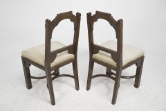 R. Boyd, Dr. C Dresser Style. Pair of Aesthetic Movement Oak Side Chairs - Thumbnail 17