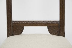 R Boyd. In the Style of Dr. C Dresser. A Pair of Aesthetic Movement Oak Side Chairs - Thumbnail 7
