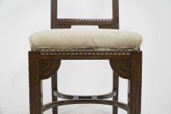R Boyd. In the Style of Dr. C Dresser. A Pair of Aesthetic Movement Oak Side Chairs - Thumbnail 8