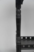 Aesthetic Movement Ebonised Walnut Two-Tier Side Table c.1880 - Thumbnail 8