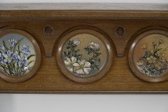 Dr. C. Dresser for Barnard, bishop & Barnard. An Aesthetic Movement Fireplace with Linthorpe Pottery Circular Plaques - Thumbnail 5