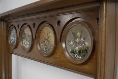 Dr. C. Dresser for Barnard, bishop & Barnard. An Aesthetic Movement Fireplace with Linthorpe Pottery Circular Plaques - Thumbnail 10