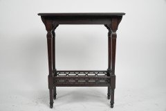Collinson & Lock Attributed, Small Aesthetic Movement Mahogany Side Table - Thumbnail 2