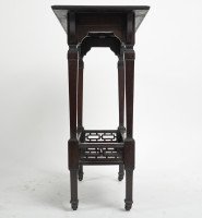 Collinson & Lock Attributed, Small Aesthetic Movement Mahogany Side Table - Thumbnail 4