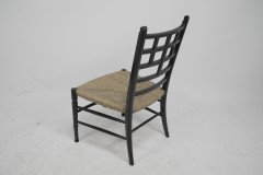 Anglo-Japanese c.1875 Ebonised Side Chair In the style of E. W. Godwin - Thumbnail 17