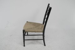 Anglo-Japanese c.1875 Ebonised Side Chair In the style of E. W. Godwin - Thumbnail 5
