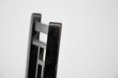 E. W. Godwin, Style Of, anglo-Japanese Ebonised Side Chair with Leather Seat - Thumbnail 7