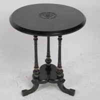 Gillows of Lancaster Attributed, Aesthetic Movement Ebonised Circular Side Table - Thumbnail 3