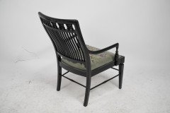 Liberty & Co., an Aesthetic Movement Moorish Low Armchair with Mashrabiya Turnings - Thumbnail 17