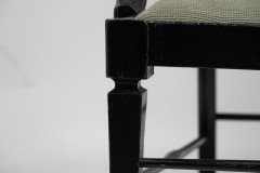 Liberty & Co., an Aesthetic Movement Moorish Low Armchair with Mashrabiya Turnings - Thumbnail 13