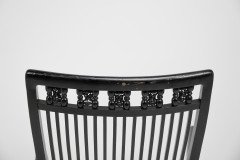 Liberty & Co., an Aesthetic Movement Moorish Low Armchair with Mashrabiya Turnings - Thumbnail 18