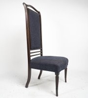 Thomas Edward Collcutt for Collinson & Lock. A Fine Quality Rosewood High Back Chair - Thumbnail 2