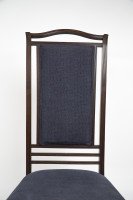 Thomas Edward Collcutt for Collinson & Lock. A Fine Quality Rosewood High Back Chair - Thumbnail 3