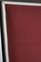 Thomas Edward Collcutt for Collinson & Lock. A Fine Quality Walnut High Back Chair with Later Maroon Upholstery - Thumbnail 8