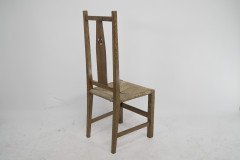 M. H. Baillie Scott Attributed, Arts & Crafts Oak Pierced-Back Chair - Thumbnail 18