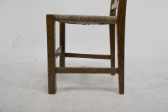 M. H. Baillie Scott Attributed, Arts & Crafts Oak Pierced-Back Chair - Thumbnail 15