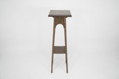 Liberty & Co. Attributed, Arts & Crafts Walnut Plant Stand - Thumbnail 3