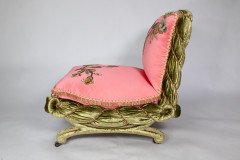 Le Bon Marché. A Unique Boudoir Chair with the Original Upholstery Restored by the Royal School of Needlework - Thumbnail 4