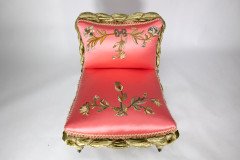 Le Bon Marché. A Unique Boudoir Chair with the Original Upholstery Restored by the Royal School of Needlework - Thumbnail 9