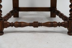 E. W. Godwin Attributed, for William Watt, probably. Oak Shakespeare Armchair with Carved & Marquetry Decoration - Thumbnail 18
