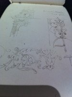 E. W. Godwin Attributed, for William Watt, probably. Oak Shakespeare Armchair with Carved & Marquetry Decoration - Thumbnail 22