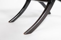 E. W. Godwin Style Of. Aesthetic Movement Ebonized Folding Chair with New Cane Seat - Thumbnail 17